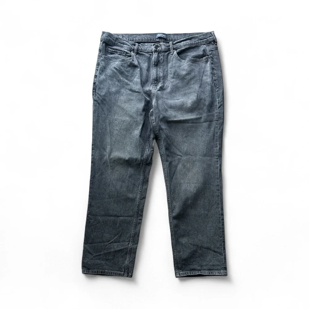 Flag & Anthem Men's 5-Pocket Denim BLACK Beckett Wash‎  42/32 Portland Relaxed